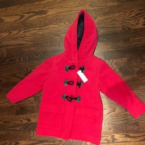 NWT Girls Jacadi Size 6 Wool Lined Jacket (Pink)